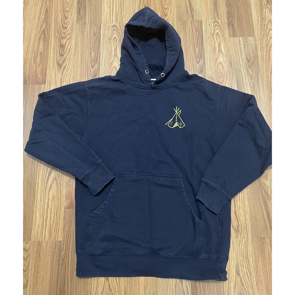 Pendleton Hoodie Mens Medium Pullover Graphic Logo Fleece Sweatshirt